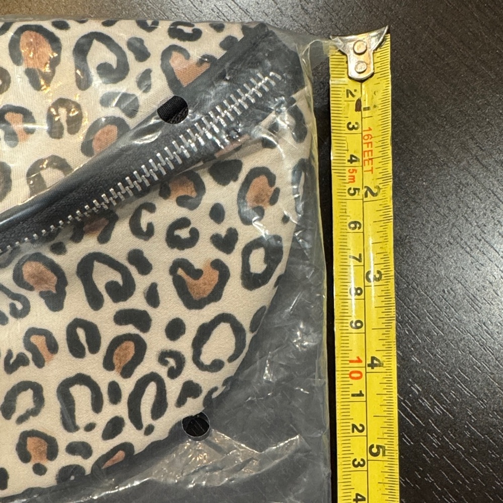 Brighton Leopard Print Beltbag in Tan, Black & Brown - Picture 6 of 6